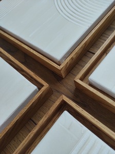 Bianco bianco bianco galleggiante <span class=keywords><strong>rettangolare</strong></span> <span class=keywords><strong>tela</strong></span> <span class=keywords><strong>per</strong></span> la pittura decorazione di arte della parete con pennelli cavalletto tavolozza - Product Image 6