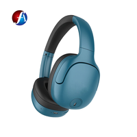 ANC BT 5,2 Auriculares inalámbricos con luz LED 40db Cancelación activa de ruido sobre la oreja Auricular 75H Duración de la batería Función impermeable