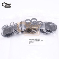 Kit de joints d'étanchéité pour soupape de commande principale C0170-55140 KBJ23361, kit de joints toriques de réparation pour distributeur hydraulique d'excavatrice, pièces de rechange