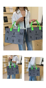 Cestino portaoggetti in feltro, utilizzato per riporre oggetti vari, vestiti sporchi, snack, giocattoli e articoli di cancelleria. - Product Image 6