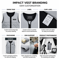 Gilet de protection en néoprène personnalisé pour adultes, unisexe, avec protection en mousse PVC pour le surf, le wakeboard, les motomarines et les jet-skis