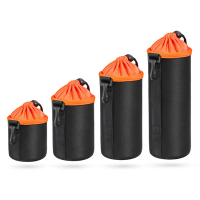 Hot Sale High Quality Low Price Travel-Friendly Shockproof Neoprene Camera Lens Pouch Bag