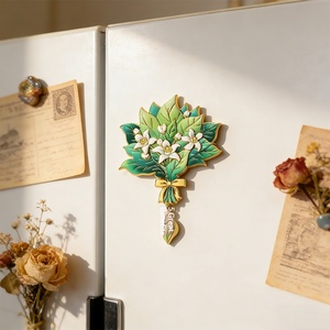 Imán para Refrigerador con Hoja de Pomelo Dibujada a Mano, Elimina la <span class=keywords><strong>Mala</strong></span> <span class=keywords><strong>Suerte</strong></span>, Atrae la <span class=keywords><strong>Buena</strong></span> Fortuna, Personalizado, Creativo, Lindo, Divertido, de Alta Gama - Product Image 3