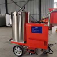 Machine manuelle de marquage routier thermoplastique à fusion à chaud au laser