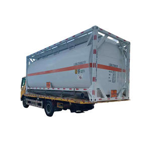 ถังเก็บสารเคมีกรดเหลว24000ลิตรแบบพกพา ASM/ISO T14 HCl caoh <span class=keywords><strong>NaOH</strong></span> <span class=keywords><strong>H2SO4</strong></span> hocn HCN ความจุ20ฟุต - Product Image 5