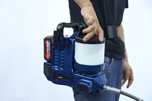 Pistolet de pulvérisation <span class=keywords><strong>sans</strong></span> <span class=keywords><strong>fil</strong></span> OEM pour <span class=keywords><strong>peinture</strong></span> rapide, pulvérisateur de <span class=keywords><strong>peinture</strong></span> <span class=keywords><strong>sans</strong></span> air - Product Image 3