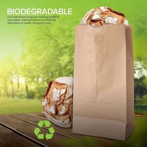 Bolsas de Papel Kraft para Empacar Bocadillos para Proyectos de Manualidades, Bolsa Ecológica Resistente de Gran Capacidad con Asa - Product Image 5