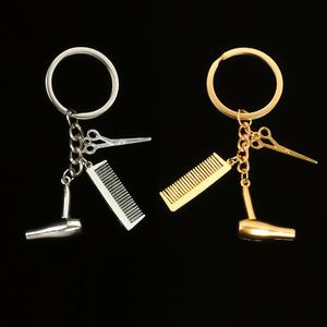 Ciseaux, sèche-cheveux, peignes, pendentifs, porte-clés, accessoires en alliage pour lavage, coupe et soufflage, vente en gros - Product Image 2