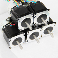 Motor HOLRY Nema23 57mm 1,8 grados 1.5A 1.8Nm 24VDC 48VDC Motor paso a paso híbrido de 2 fases Nema 23 para máquina automática