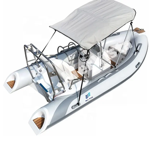 Bateau pneumatique tout usage en fibre de verre de 430 cm, très vendu, pour les sorties de pêche en famille - Product Image 5