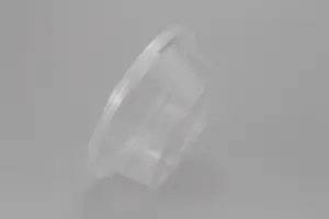 Mini copo de molho de plástico descartável barato de 2 onças com tampa recipiente de molho transparente
