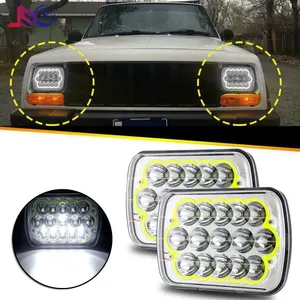 45W 7 Inch Led Koplampen Halo High Beam Laser Led Rijlicht Andere Auto Licht Accessoires Para Auto Auto Led Werklamp