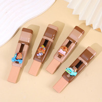 Gomme portable Soododo, papeterie mignonne, design de dessin animé, gomme capybara avec taille-crayon