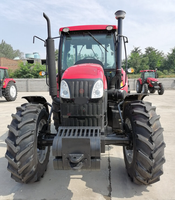 Nuevo Tractor X1204 de 120HP 4WD con Sistema Common Rail para Siembra de Trigo y Maíz, Fertilización y Soporte para Cosechadoras