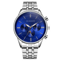Montre à quartz pour homme sur mesure, étanche, tendance, avec affichage des phases lunaires, trois aiguilles de 10 mm, bracelet en acrylique, best-seller pour l'exportation
