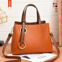 Sac à main tendance et élégant de couleur unie pour femme – Sac à bandoulière de luxe pour le shopping