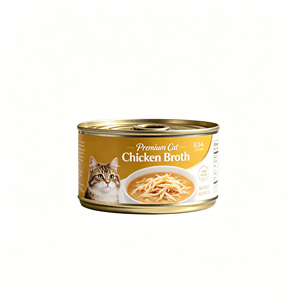 Brodo di Pollo Visibile in Scatola <span class=keywords><strong>per</strong></span> <span class=keywords><strong>Cani</strong></span> e Gatti, Formula Senza Amido, 6%-8% Proteine Grezze, 15-25% Inclusione di Carne - Product Image 2