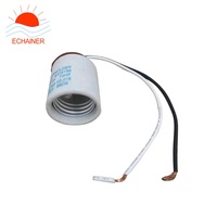 Douille d'ampoule en céramique E26 e27, câble de 15cm de long, adaptateur pour support de lampe en céramique