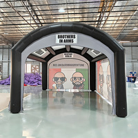 Tente gonflable étanche en PVC de haute qualité, taille personnalisée, impression de motifs, logo, pour salon professionnel, parking, exposition en extérieur