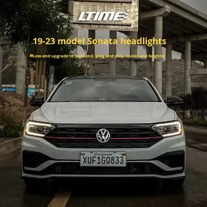 Nouvel ensemble de phares avant LED laser 12V pour Sagitar 19-24, style Black <span class=keywords><strong>Samurai</strong></span> nord-américain, 2 faisceaux haut/bas, Plug-and-Play - Product Image 3