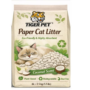 Litière pour chat en bentonite OEM, faible teneur en poussière, agglomération rapide, sable d'argile de sodium de qualité supérieure, litière pour chat en bentonite - Product Image 1
