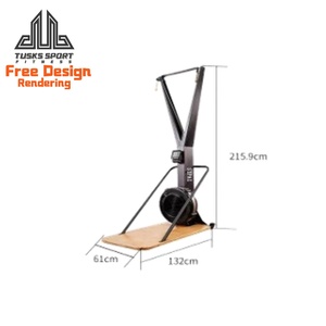 Machine <span class=keywords><strong>de</strong></span> <span class=keywords><strong>ski</strong></span> à résistance à l'air avec <span class=keywords><strong>moniteur</strong></span>, pour l'exercice cardiovasculaire à domicile, personnalisable avec logo - Product Image 1