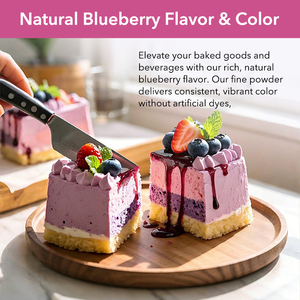ผงสกัดบลูเบอร์รี่ป่าอบแห้งแบบแช่เยือกแข็ง ออร์แกนิคธรรมชาติ AMULYN ผงน้ำผลไม้บลูเบอร์รี่ แอนโทไซยานิน 5%-25% - Product Image 5