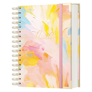 Блокнот в твердом переплете с УФ-печатью и креативной обложкой-коллажем в стиле граффити, на спирали, для записей и подарков - Product Image 3