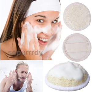 Esponja de Lufa con Logotipo Personalizado, Esponja Facial Exfoliante, Esponja de Lufa Lavable, Almohadillas de Limpieza Facial para Viajes y el Hogar - Product Image 4