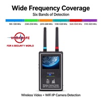 Vodasafe VS-124 Détecteur de caméra sans fil facile à utiliser - Détecteur de caméra WiFi à bande complète avec sensibilité réglable