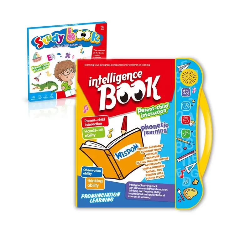 Libro educativo preescolar para niños, pantalla táctil, juguetes, punto de lectura, máquina de aprendizaje de inglés