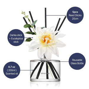 Set de Difusor de Aroma con Varillas de Fibra y Cajas de Empaque, Aroma Vainilla y Lavanda, Zen para el Hogar y Baño, Venta al Por Mayor - Product Image 3