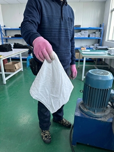 工业用高品质白色毛圈棉布抹布，用于装饰和建筑粉尘控制 - Product Image 3