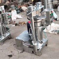 Presse à huile hydraulique portable pour l'extraction d'huile de noix, idéale pour l'usage domestique et les petites entreprises de traitement d'huile en milieu rural