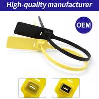 JCPS605 300/400/500/620mm sellado plástico sello etiqueta plástico personalizado numerado sello de seguridad