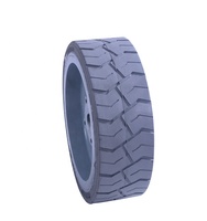 Neumático Sólido de 12.5x4.25 para Plataforma Elevadora de Tijera Haulotte, Número de Pieza 2820302920, Neumático de Repuesto de Goma Sólida Industrial