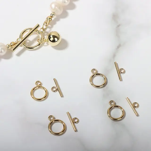 <span class=keywords><strong>A2161</strong></span> Venta caliente 14K oro lleno OT cierre collar pulsera joyería hacer encanto cierre accesorios hallazgos - Product Image 4