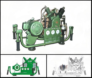 Compressor de ar portátil de alta pressão 30MPa para aplicações de mergulho e combate a incêndios Motor de bomba sem óleo - Product Image 4