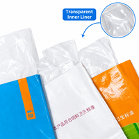 Sac tissé en PP de 10 kg de qualité supérieure avec doublure en PE, imprimé sur mesure pour l'emballage chimique, directement de l'usine d'emballage d'engrais