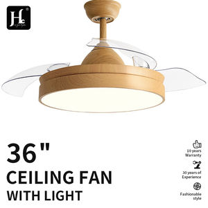 Modern LED <b>Ceiling</b> <b>Fan</b> with Light Remote Control 6-Speed Dimmable Low Noise for <b>Bedroom</b> - Product Image 2