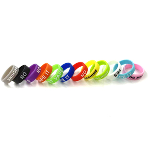 Bandas de Goma de Silicona Redondas Pequeñas, Amarillas, Rojas y Negras, Personalizadas al por Mayor por el Fabricante - Product Image 4