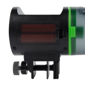 Freesea 200ml distributeur automatique de nourriture pour poissons d'aquarium de grande capacité en forme de cylindre en plastique avec accessoire d'affichage LCD - Product Image 6