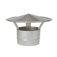 Tuyau de cheminée en acier inoxydable imperméable de qualité supérieure avec capuchon anti-pluie – Prix usine