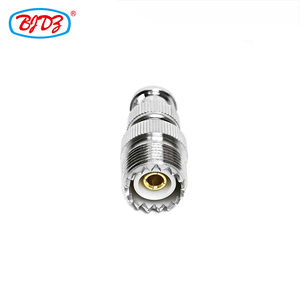Nhà máy cung cấp Adapter UHF nữ Jack hembra để <span class=keywords><strong>BNC</strong></span> Nam cắm Macho thẳng RF đồng trục kết nối đồng thau Coax <span class=keywords><strong>Adaptor</strong></span> - Product Image 4