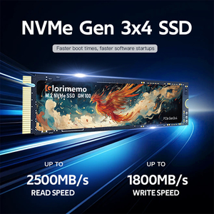 글로리메모 내장형 M.2 2280 PCIe Gen3 NVMe SSD 128GB/256GB/512GB/1TB/2TB 3500MB/s 읽기 속도/3100MB/s 쓰기 속도 빠른 데이터 전송 - Product Image 3