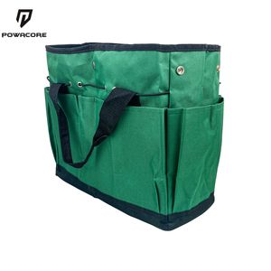 POWACORE Heavy Duty 8-Pocket Oxford <b>Garden</b> <b>Tool</b> Bag Multifunction Home Gardening <b>Storage</b> Organizer Free Sample OEM/ODM Supported - Product Image 2