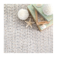 Tapis de sol en polypropylène tressé pour intérieur et extérieur, tapis de sol tissé à la main pour chambre à coucher