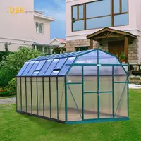 Greenhouse Greenhouse A Greenhouse 8 X 16 Ft Metal Aluminium Frame Green House Plant Growth Polycarbonate Commercial Garden Greenhouse