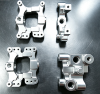 Supports de frein à disque en aluminium CNC OEM haute précision, couleur argent, pièces de rechange
