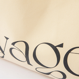 Factory Wholesale Custom Logo Classic Cotton Canvas Tote Shopping <b>Bag</b> With Long Shoulder Strap for Women - Product Image 5